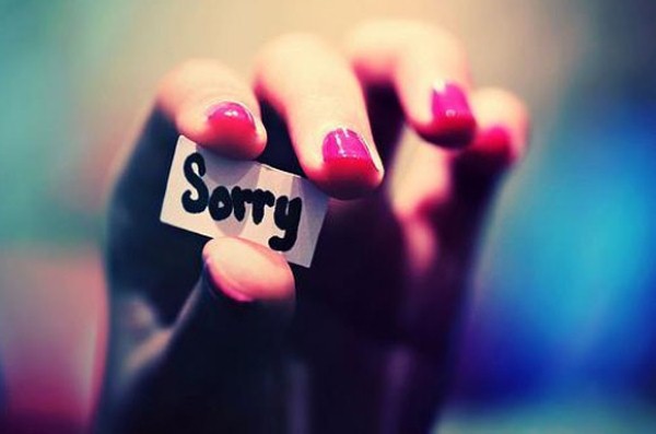 Những hình ảnh xin lỗi dễ thương